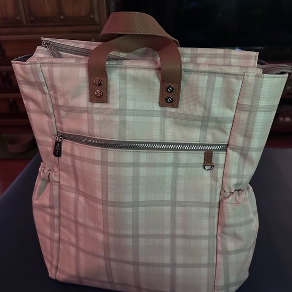 thirty-one Handbags - Thirty-one Journey Backpack.  New in soft plaid
